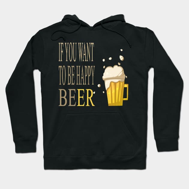 Beer Happy Hoodie by Omarzone